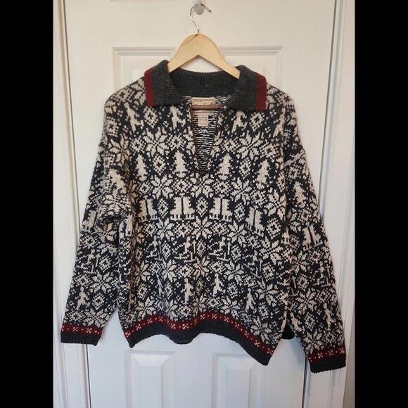 Vintage Woolworth snowflake sweater‎ - Picture 1 of 3